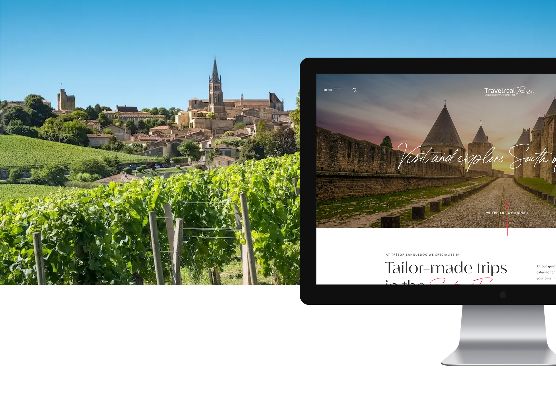 Création de site internet : Travel Real France