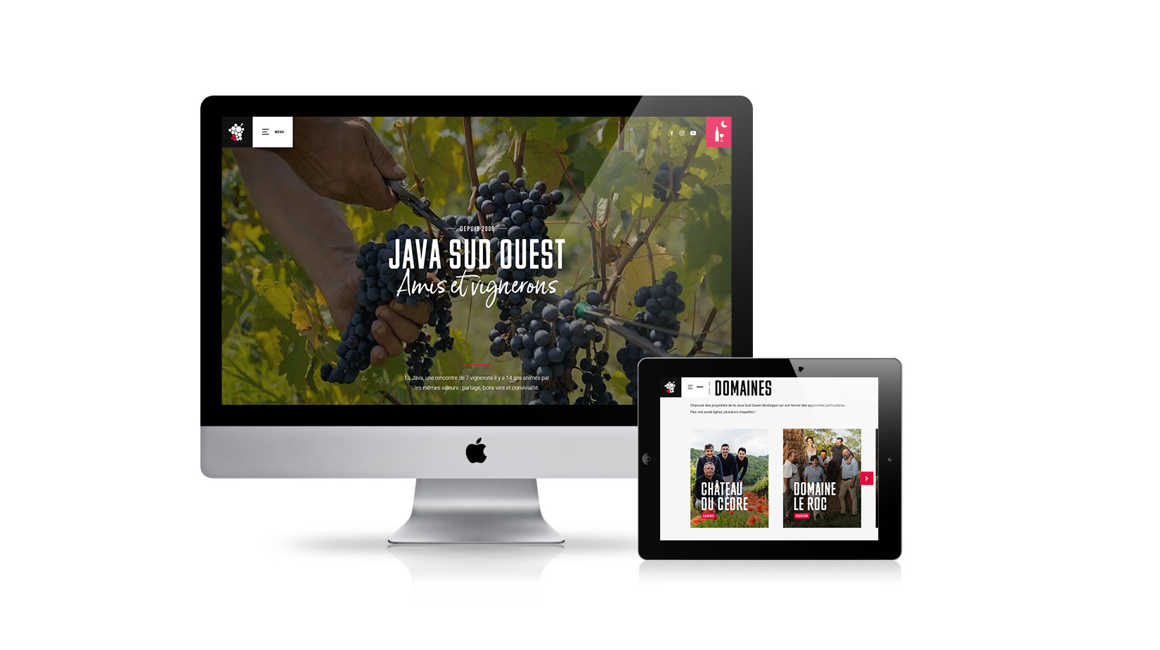 Création de site internet : Java Sud Ouest
