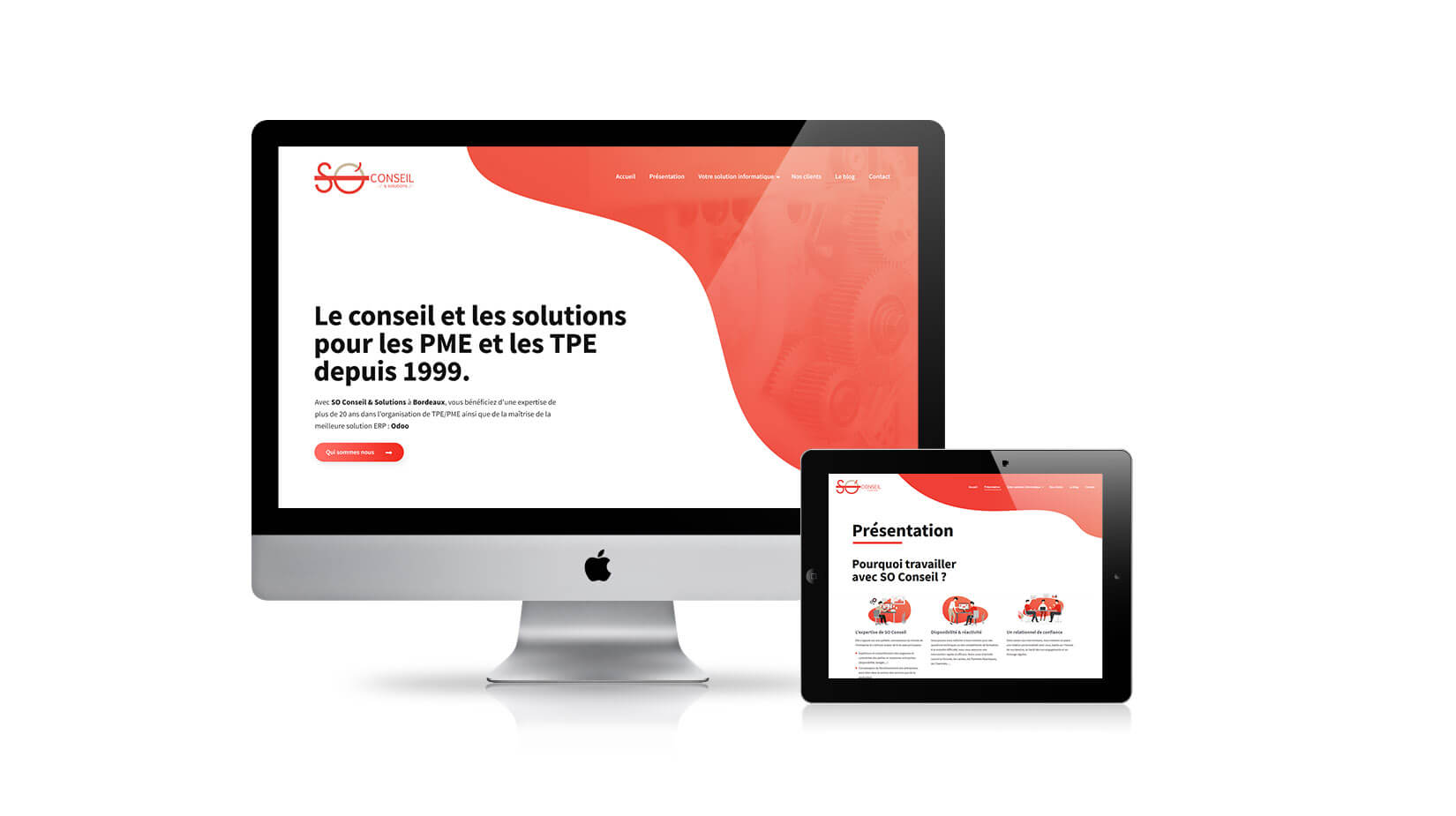 Création de site internet : SO Conseil