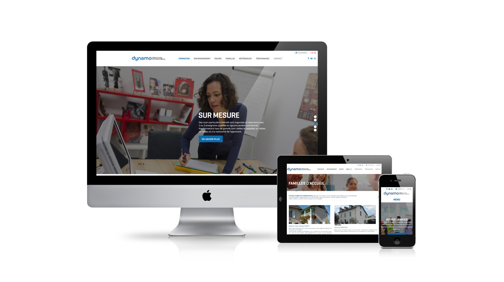 Création de site internet : Dynamo Formation
